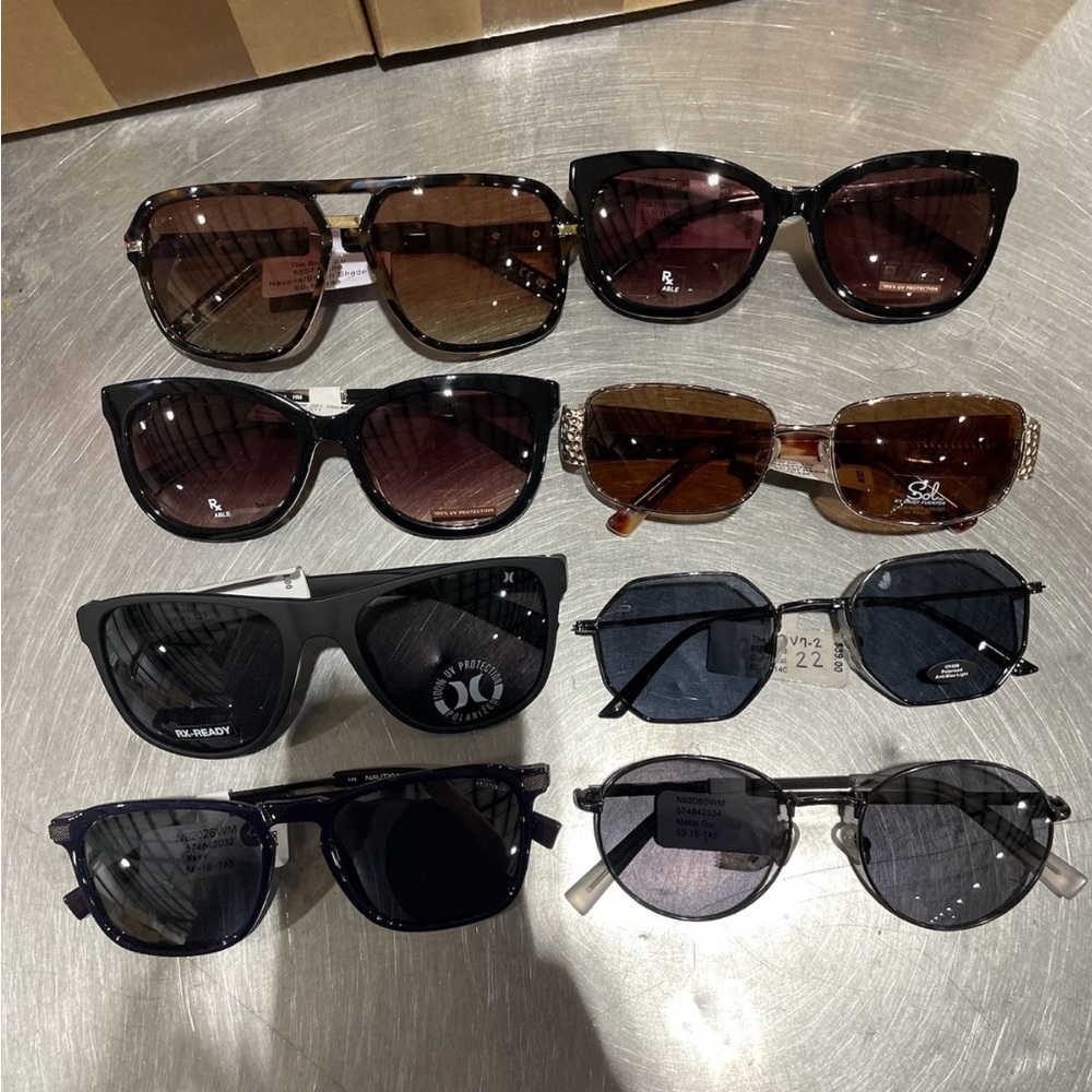 8 Total Stylish Sunglasses Collection Bundle Men And Women
